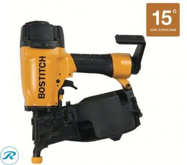 BOSTITCH Nail Gun: Siding, 15°, Wire, Bump, For 1 1/4 in to 2 1/2 in Nail Lg Range, 1/4 in NPT - New