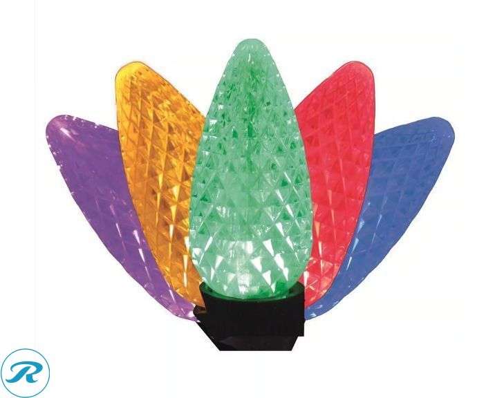 (2) Celebrations: Platinum LED String Christmas Lights 25 ft.- New/ Damaged Box