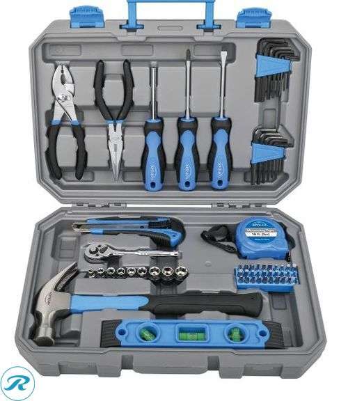 65 Piece Household and Mechanical Tool Set - New