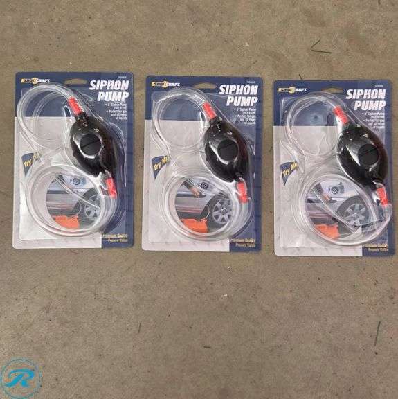 (3) Pack Shop-Craft Siphon Pumps for Fluids