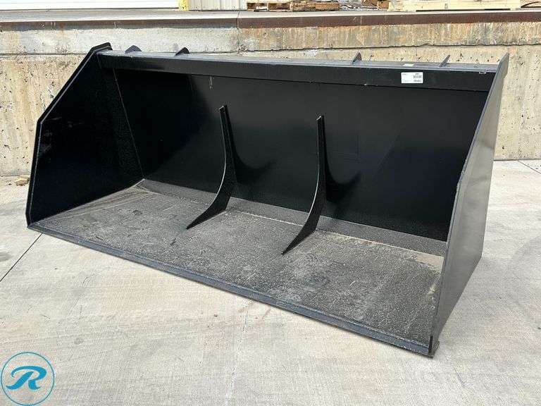 New Kit Containers Light Material Bucket to Fit Skid Steer Loader, 101" - Roller Auctions