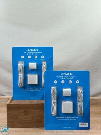 Anker: 70W/30W Wall Charger Bundle- Like New