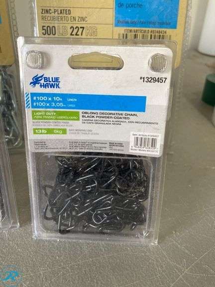 (4) New Blue Hawk Porch Swing Chain Set (4) New RELIABILT 10.0-ft x ...