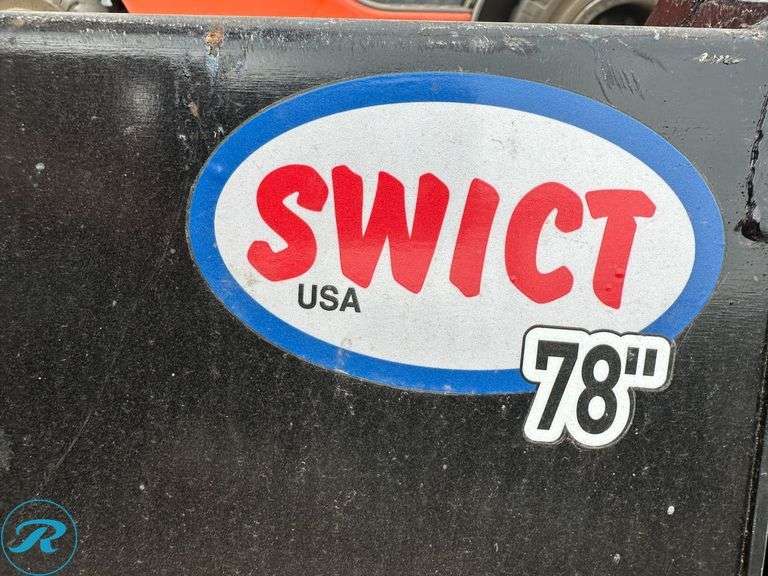 New Swict 78" Skid Steer Bucket With Teeth - Roller Auctions