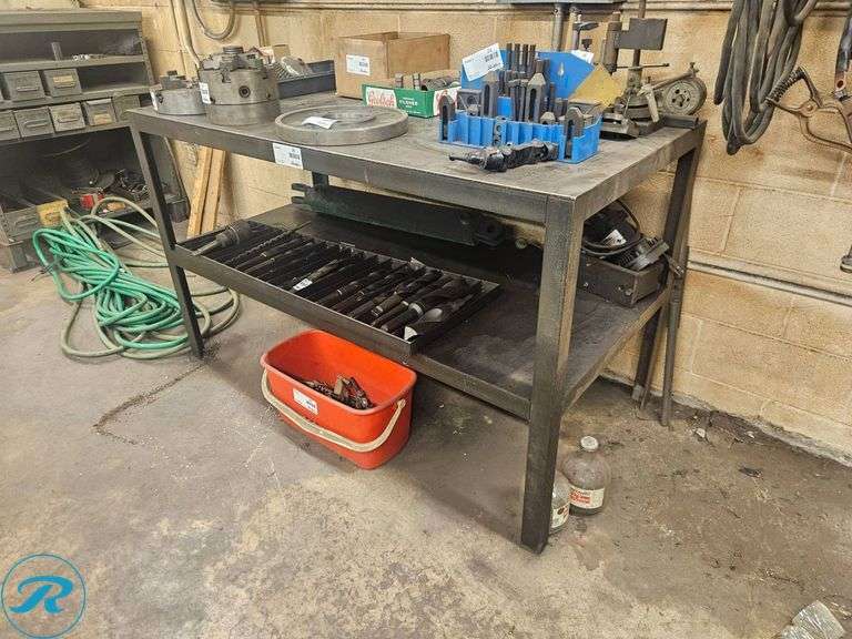 2-Tier Metal Workbench