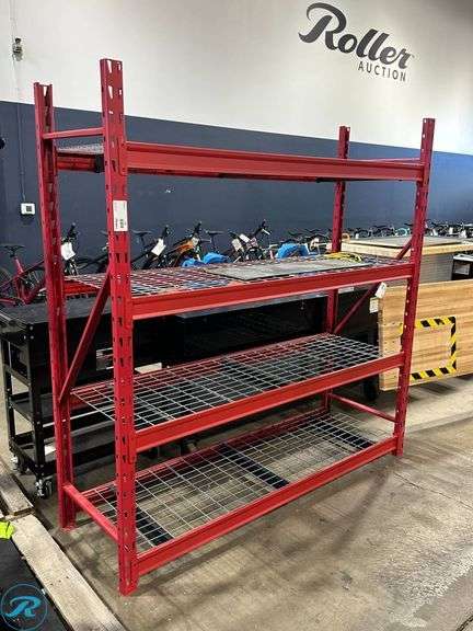 4-Tier Metal Storage Rack, 72″ x 24″ x 78″