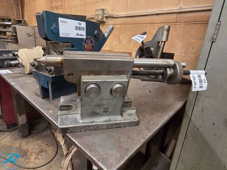 Metal Lathe Tailstock Assembly with Adjustable Base
