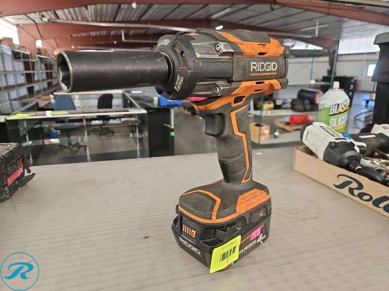 Ridgid R86011 1/2" Impact, 18V with Battery