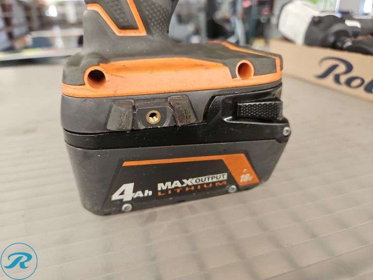 Ridgid R86011 1/2" Impact, 18V with Battery - Roller Auctions