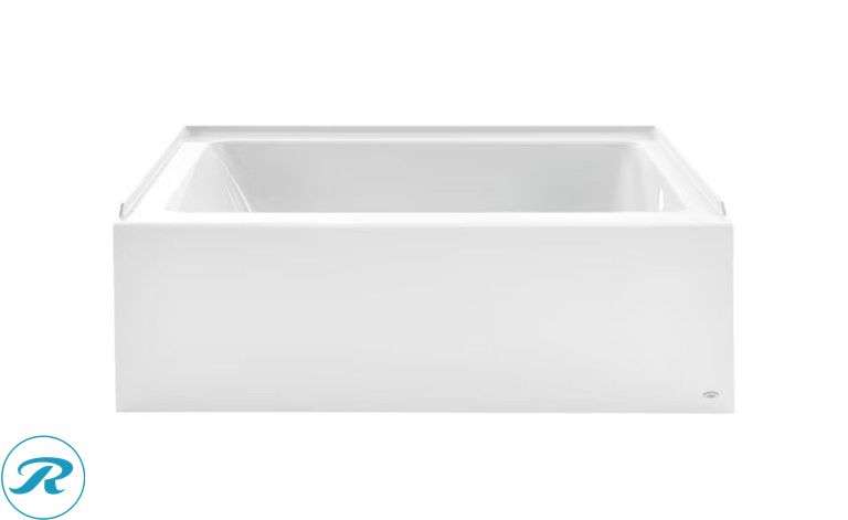 New-American Standard Studio 30-in x 60-in White Acrylic Rectangle Alcove Soaking Bathtub ( Right Drain )