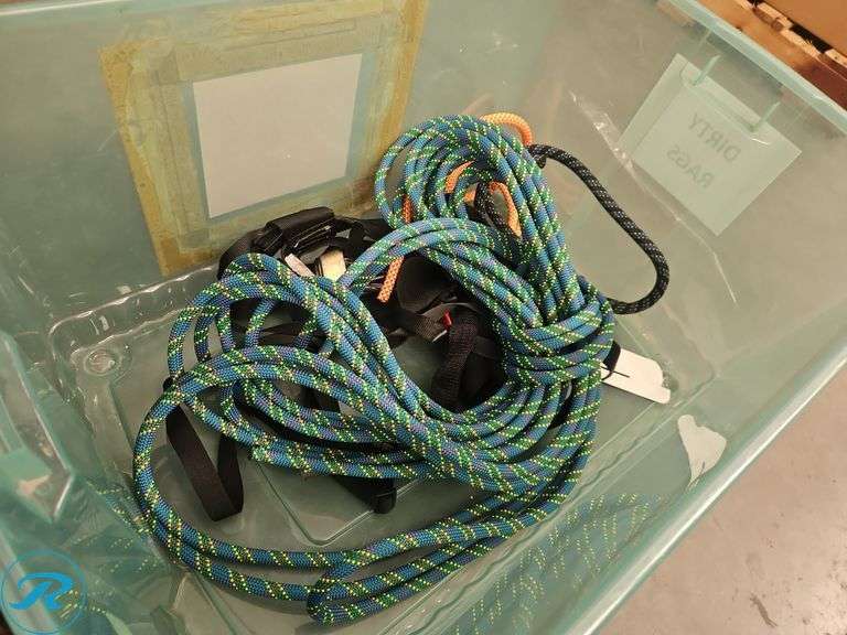 Petzl Climbing Harnesses and Rope - Roller Auctions