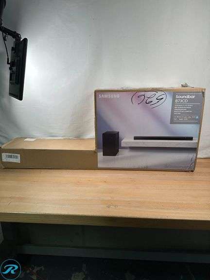 Samsung HW-B73CD/ZA 5.1 Channel Soundbar with DTS Virtual:X and Wireless Subwoofer - New - Roller Auctions