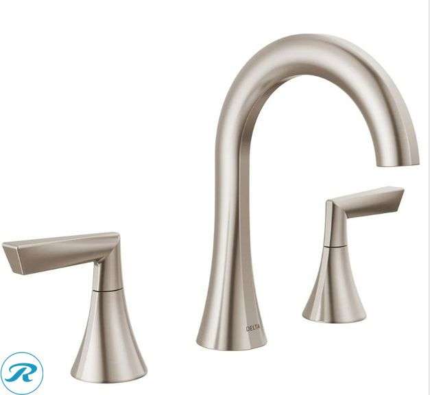 Delta Rinna Two Handle Widespread Bathroom Faucet - New