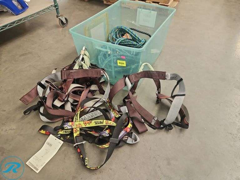 Petzl Climbing Harnesses and Rope