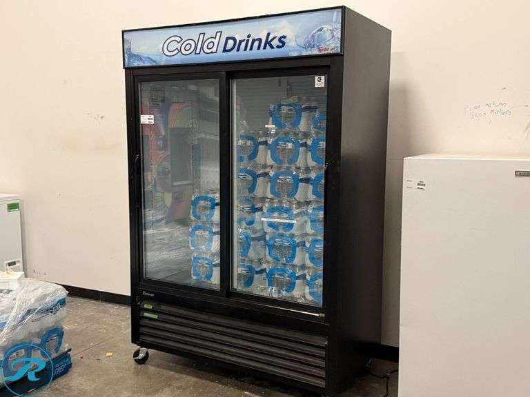 Turbo Air TGM-48RB-N 2-Glass Door Refrigerated Merchandiser, 110-120V, Contents Not Included