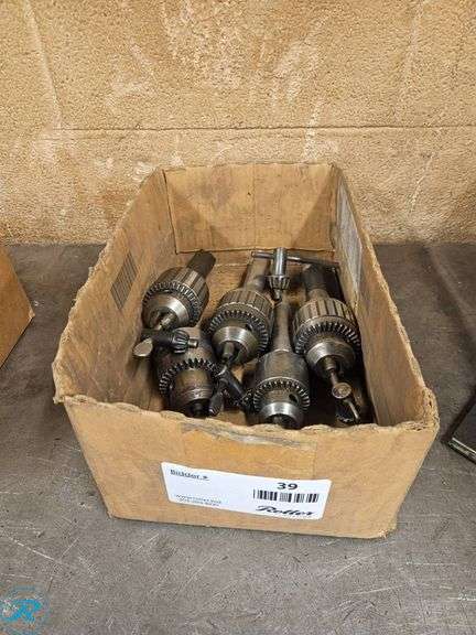 Tray of Jacobs Chucks