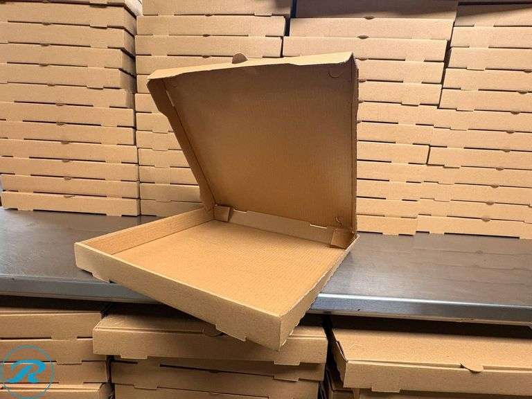 14″ Kraft Pizza Boxes