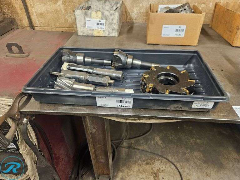 Tray of Metalworking Cutters