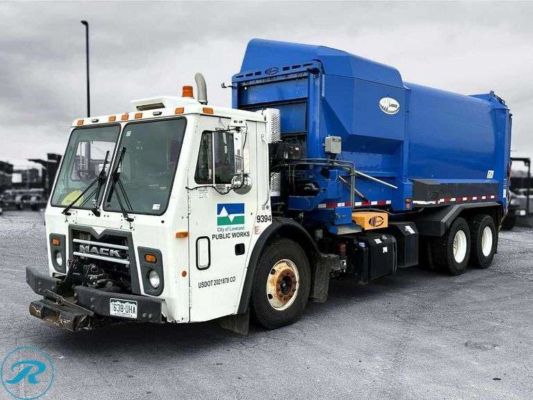 November 18, 2025 - Mack LEU613 Side Load Trash Trucks Selling Within the City of Loveland Vehicles & Equipment Auction