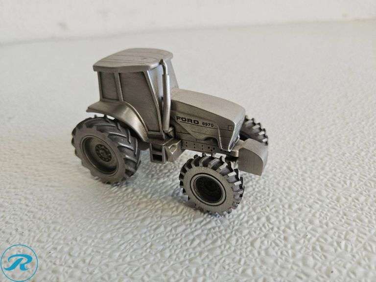 (2) Ford Diecast Model Tractors: Backhoe Loader and 8970 Tractor - Roller Auctions