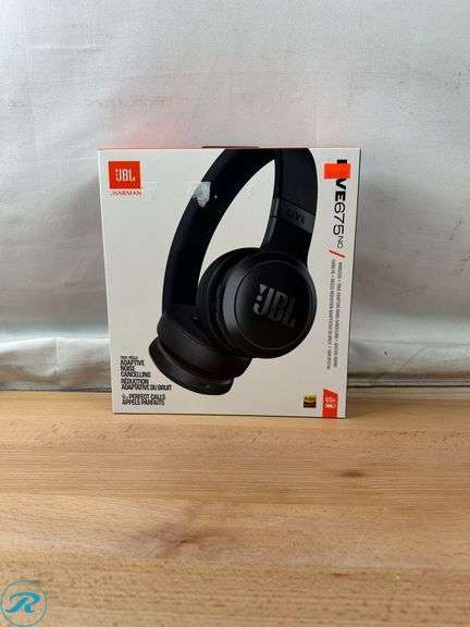JBL Live 675NC Wireless True Adaptive Noise-cancelling On-Ear Headphones - Like New - Roller Auctions