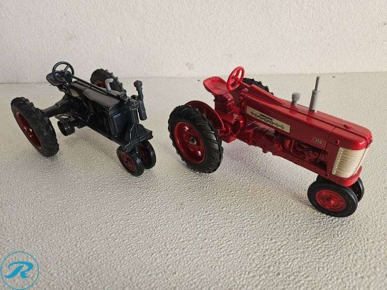 (2) Farmall Tractor Diecast Model Tractors: Models F-20 and 350