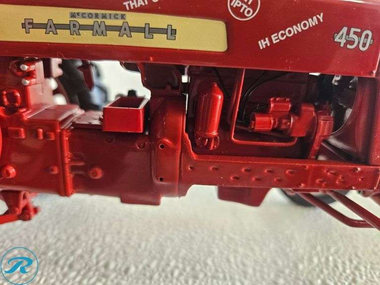 (2) McCormick Farmall Diecast Model Tractors, Models 350 and 450 - Roller Auctions