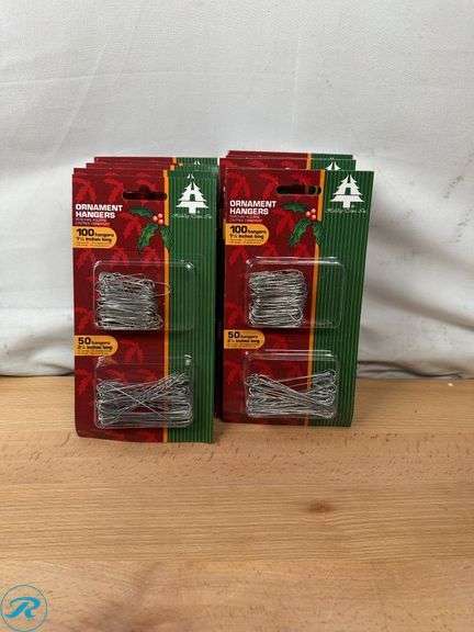 (10) Holiday Trims Ornament Hooks 150 pk 1/3.8 Inch long 2/1.5 Inch Long - New