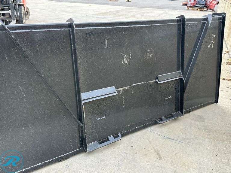 New Kit Containers Light Material Bucket to Fit Skid Steer Loader, 101" - Roller Auctions