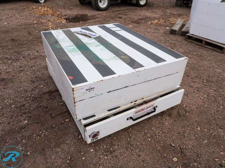 (2) Weather Guard Pack Rat Drawer Units (No Keys)