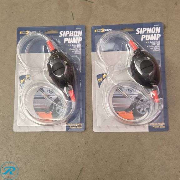 (2) Pack Shop-Craft Siphon Pumps for Fluids