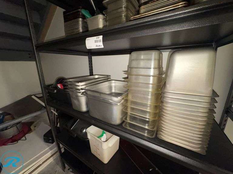 Commercial-Grade Stainless Steel Inserts, Sandwich Trays, Storage Containers