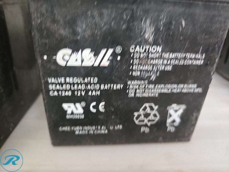 (7) Batteries - Roller Auctions