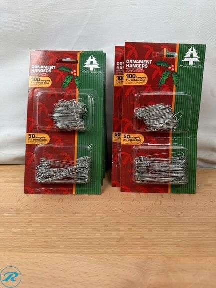 (10) Holiday Trims Ornament Hooks 150 pk 1/3.8 Inch long 2/1.5 Inch Long - New