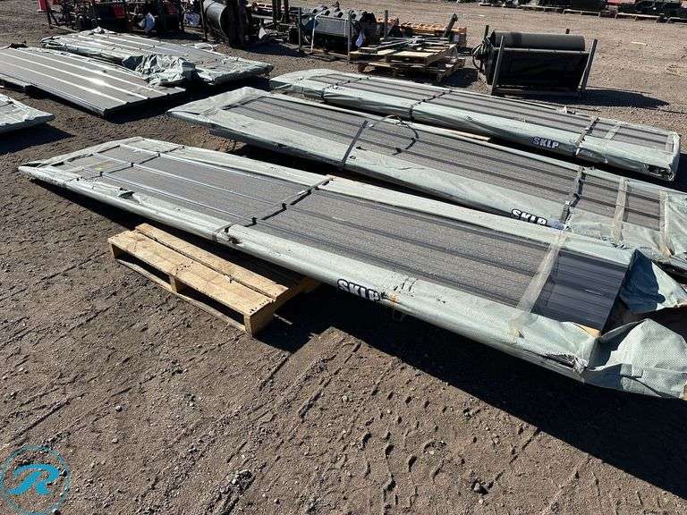 (50) New Sheets SKLP SKL50 Galvalume Steel Siding/Roofing, 12' (Top Few Panels Damaged From Shipping)