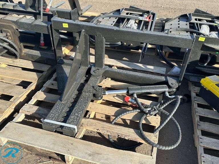 New Giyi GY-TP25 Hydraulic Tree Puller Attachment to Fit Skid Steer ...