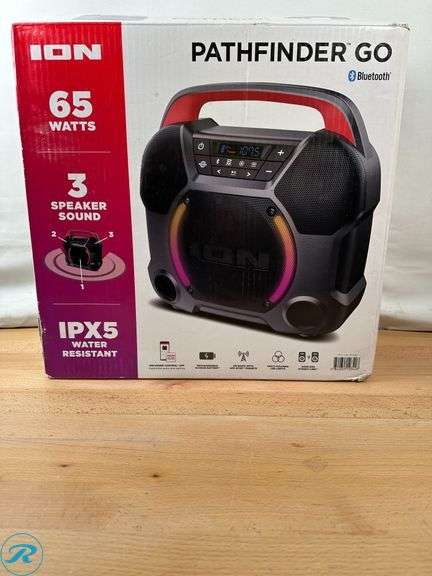 ION Audio Pathfinder Go All Weather Portable Bluetooth Speaker - New - Roller Auctions