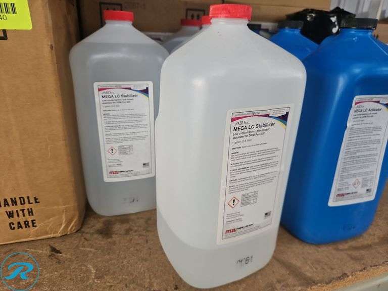 ABDick, Mega LC Stabilizer, Activator and MegaPro Plates: (16) Full 1 ...