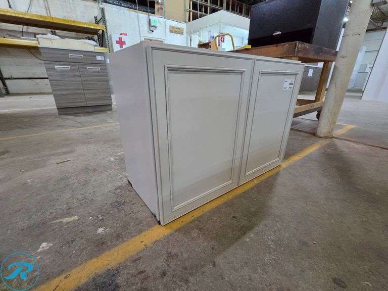 Single Wall Cabinet, 1951 Abilene Ember, 36” x 24” x 15”, soft close doors - Roller Auctions