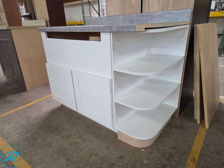 2-Piece Kitchen Cabinet Set, White Shaker, Soft-close doors