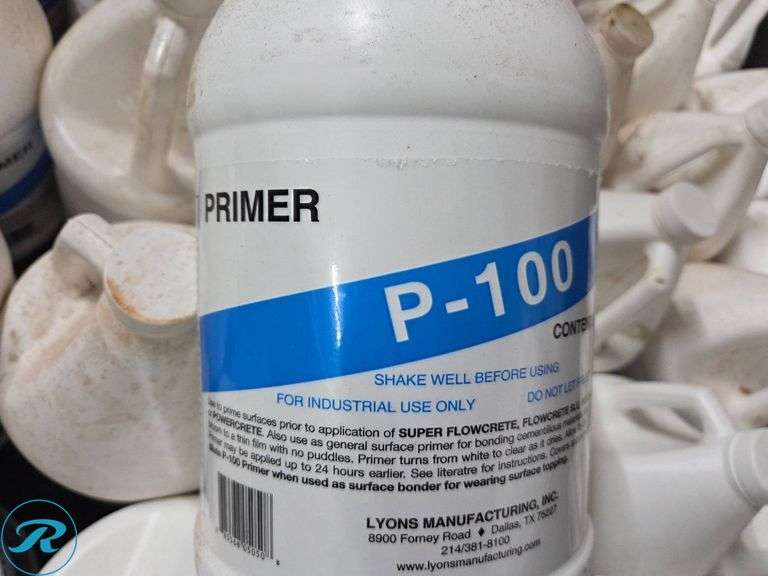 Pallet of Primer P-100, 1-Gallon Containers - Roller Auctions