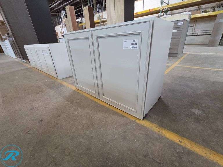 Single Wall Cabinet, 1951 Abilene Ember, 36” x 24” x 15”, soft close doors - Roller Auctions