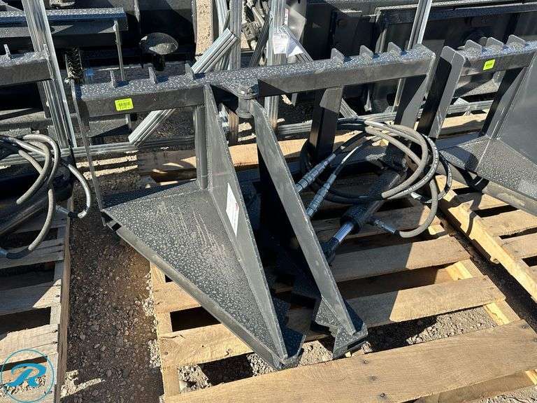 New JCT Hydraulic Tree Pulling Attachment to Fit Skid Steer Loader ...