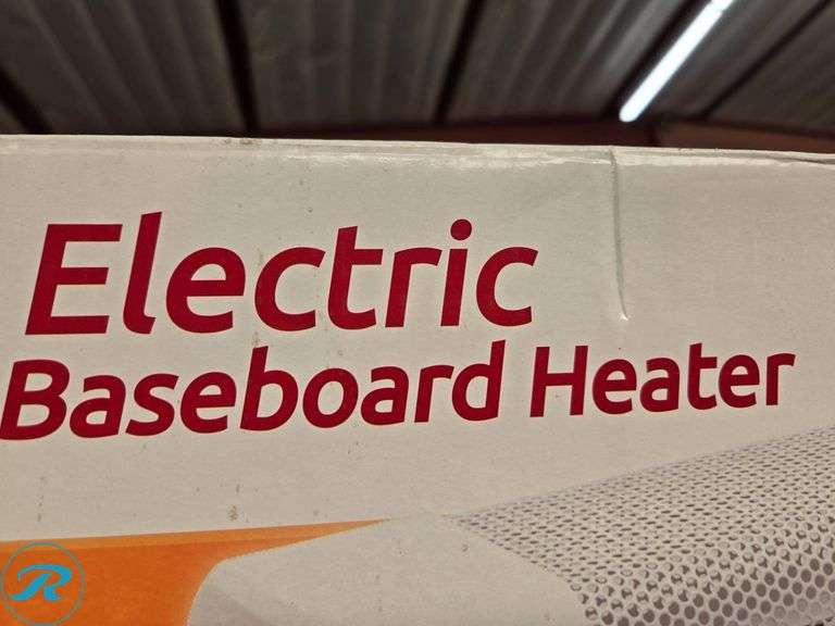 EZ-HEAT 1500W Electric Baseboard Heater and Radiant Heater - Roller Auctions