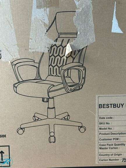 Insignia Essential PC Gaming Chair Black New Roller Auctions LHjg6iAdQFb 