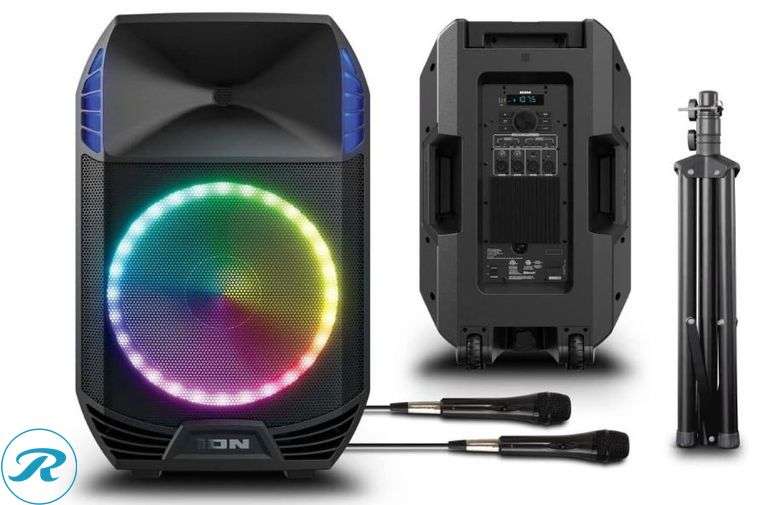 ION: Audio Total PA Ultimate High Power Speaker System with Stand- Like New/ Small Damage