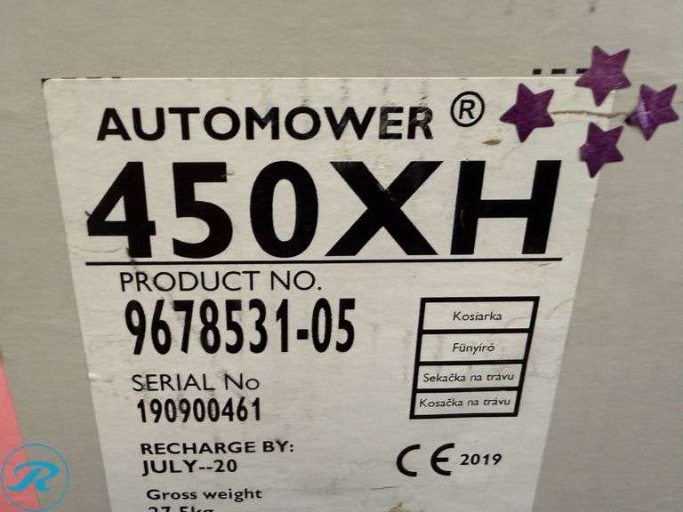 New Husqvarna Automower 450XH Robotic Lawn Mower - Roller Auctions