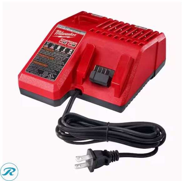 Milwaukee M12 and M18 12-Volt/18-Volt Lithium-Ion Multi-Voltage Battery Charger (Batteries NOT Included) - New/Not in Retail Packaging