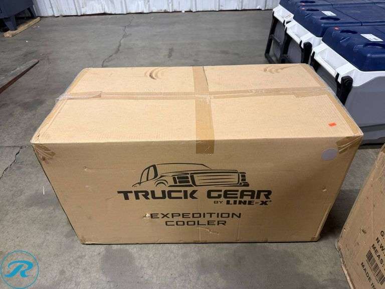 New Truck Gear by Line-X 75-Quart Expedition Cooler, 85.5x46x46.5 cm - Roller Auctions