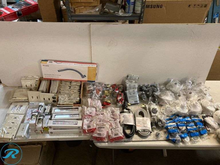 (300- Items Approx.) New Assorted Electrical Supplies . - Roller Auctions